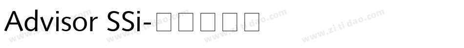 Advisor SSi字体转换
